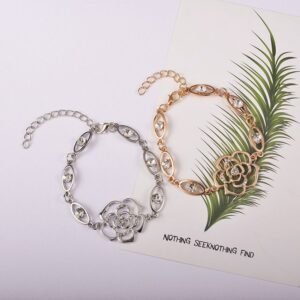 Bracelet Diamond-Studded Camellia Temperament All-Match Bracelet Bracelet