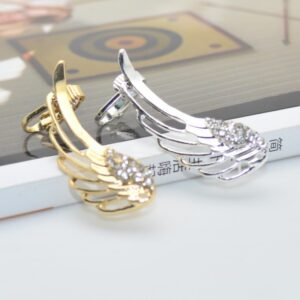 Fashion New Product Exaggerated Punk Personality Wings Single Ear Clip